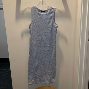 Light blue body-con dress